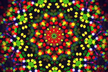 Image showing Bright background with abstract bokeh pattern