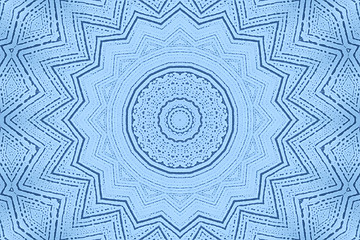 Image showing Blue background with abstract foam pattern