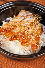 Image showing eel with rice