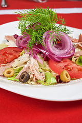 Image showing chicken meat filet salad