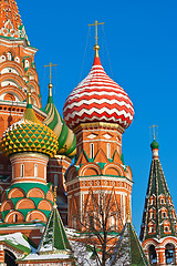 Image showing Saint Basil Cathedral  in Moscow