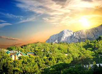 Image showing Village in the mountains