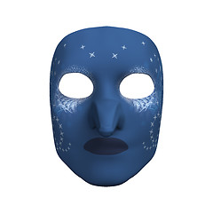 Image showing Blue Carnival Mask