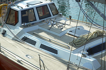 Image showing Boat deck