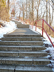 Image showing Steps to Hill