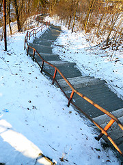 Image showing Steps to Hill