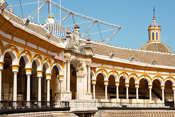 Image showing Plaza de toros de la Real Maestranza in Seville