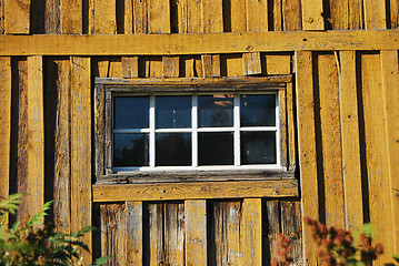 Image showing Wooden Shed Window