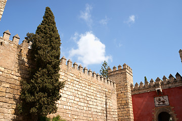 Image showing Reales Alcazares (Royal Alcazars) of Seville