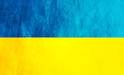 Image showing Ukrainian grunge flag