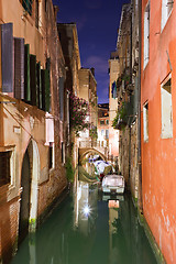 Image showing Venice at night