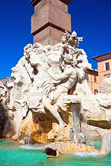 Image showing Four Rivers Fountain