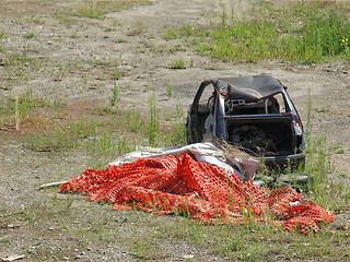 Image showing Abandoned car