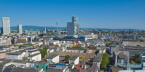 Image showing Aerial view of Frankfurt - panorama