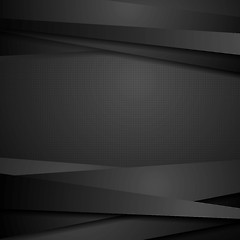 Image showing Dark abstract vector background