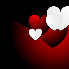 Image showing Valentines Day vector background