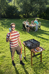 Image showing Barbecue chef