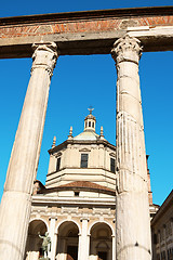 Image showing Basilica of Saint Lawrence (San Lorenzo) in Milan