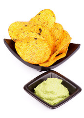 Image showing Chips and Guacamole