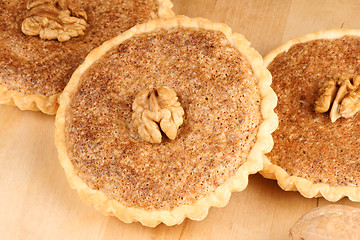 Image showing Mini walnut tarts