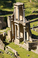 Image showing Roman Theatre of Volterra, Italy