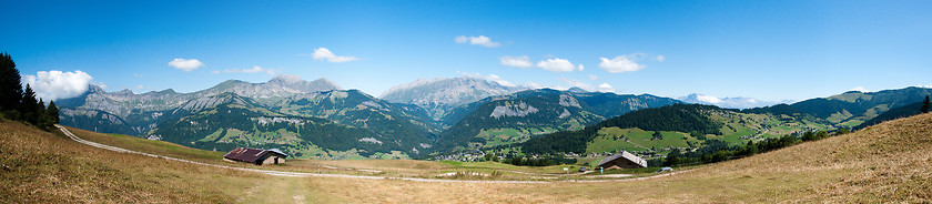 Image showing French Alps panorama