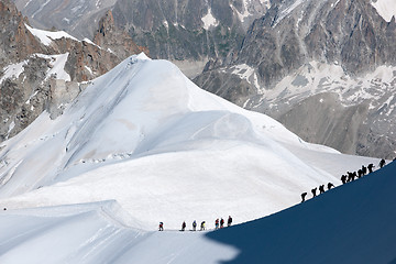 Image showing Alps mountain in summer