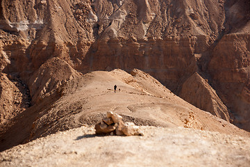 Image showing Mountains in stone desert nead Dead Sea