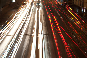 Image showing Night road