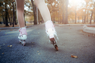 Image showing Roller skating