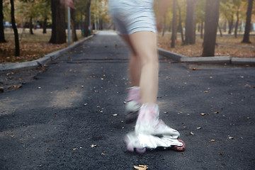 Image showing Roller skating