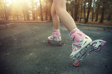 Image showing Roller skating