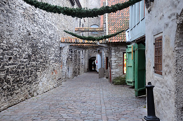 Image showing Medieval Lane in Old Town