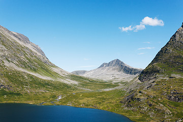 Image showing Lake on the top of mountains, Norway