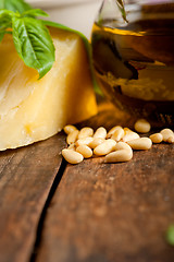 Image showing Italian basil pesto ingredients