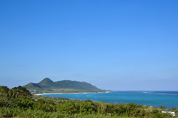 Image showing Tropical coastline