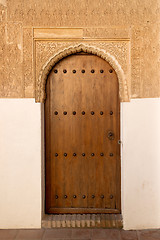 Image showing Alhambra door