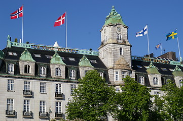 Image showing Grand hotel in Oslo.