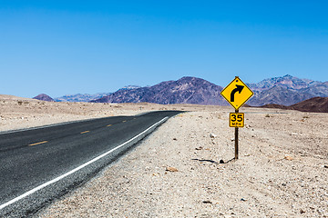 Image showing Road in the desert