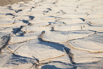 Image showing Salt desert background