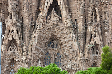 Image showing Sagrada Familia in Barcelona