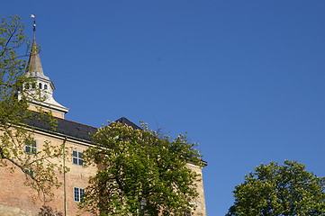 Image showing Akershus fortress in Oslo in Norway