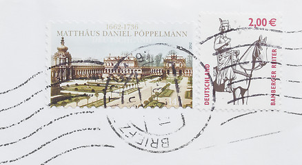 Image showing German stamp