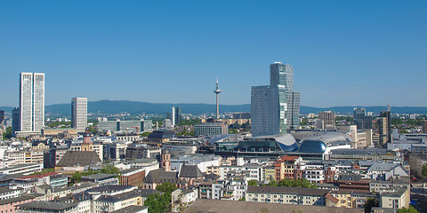 Image showing Aerial view of Frankfurt - panorama