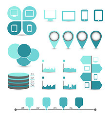 Image showing Infographic design elements ideal to display for your informatio