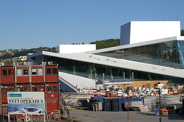 Image showing The new opera house in Oslo