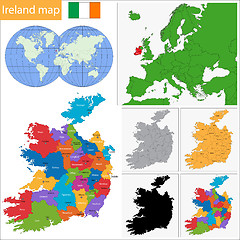 Image showing Ireland map