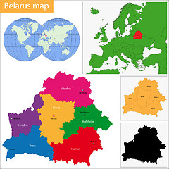 Image showing Belarus map