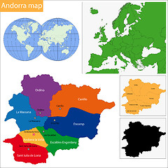 Image showing Andorra map