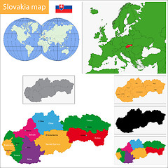 Image showing Slovakia map